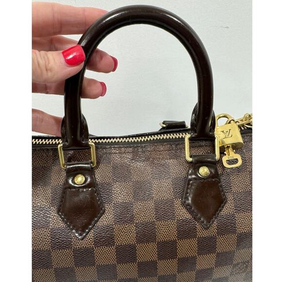 Authentic Louis Vuitton Damier Ebene Speedy 25 Bandouliere - Picture 3 of 16